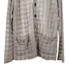 Our Legacy Disintegration Wool Check Cardigan Grey M2236CG 157966554 [P]