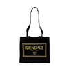 Fendi Cotton Tote Bag Shoulder Bag Black Large 8BH395 157403464 [P]