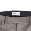 RECTO. Men's Flared Suit Pants Sepia Grey 161835402 [P]