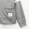 THOM BROWNE サイドストライプ 4バ LOOP バッグ ボート刺繍カーディガン ライトグレー (MJT582E 00535 055) 158340082 [P]