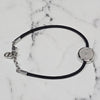 DIOR 25SS Graviertes Cannage-Armband Schwarz Silber (B2538HOMLE 004) 135875779 [P]