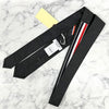 THOM BROWNE ストライプ ウール ネクタイ ダークグレー (MNL021A F0147 025) 158340099 [P]