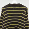 stussy Stripe Crew Knit Forest 153570520 [P]