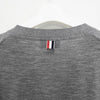 Thom Browne Diagonal Stripe 4 Bar Merino Wool Cardigan Pale Grey 123467219 [P]