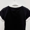 GANNI Logo Teddy Cropped T-Shirt Phantom (T4335 252) 152602445 [P]