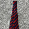 DIOR Logo Diagonal Streifen Seidenkrawatte Blau Rot (68C1047B6046 C583) 161232933 [P]