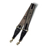 Dior Oblique Jacquard Saddlebag Medium Shoulder Bag + Ring Embroidered Logo Shoulder Strap 160755434 [P]