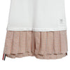 Thom Browne Women's Polo Mini Pleated Layered Sleeveless Dress White 158732004 [P]