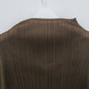ISSEY MIYAKE Pleats Please New Colorful Basic 4 Top Brown 158680592 [P]