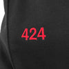 424 Men's Embroidered Logo Flared Track Sweat Pants Black 156335077 [P]
