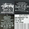stussy BERRIES Short Sleeve T-Shirt Blue (1905108 0801) 155791645 [P]