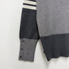 THOM BROWNE 4-Band Strickjacke aus Mischwolle in Tonal Grau (MKC160F 00014 982) 139893096 [P]