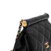 CHANEL AP3005 ブラック パテントレザー ミニ フラップ ゴールドチェーン ショルダーバッグ 兼 クロスバッグ aa64644 157108999 [P]