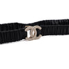 CHANEL Black Elastic Crystal Gold-tone CC Women's Belt 22 Season aa64924 157339649 [P]