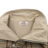 HERMES H162540HF Wollmischung Karomuster Herrenhemd aa65006 157412912 [P]