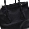 Prada Black Glazed Calf Double Tote Shoulder Bag 2625 157586929 [P]