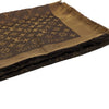 LOUIS VUITTON ブラウンシルク混合モノグラムシャインショールスカーフ aa65459 157917063 [P]