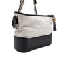 CHANEL ホワイト ガブリエル キルティング ミディアム(ラージ) ホーボー ショルダーバッグ A93824 158406710 [P]