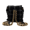CHANEL Black Wool Tweed Gold Metal Chain CC Pocket Duma Backpack AS3615 159088226 [P]