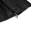 Neil Barrett Black Lambskin Shearling Lined Big Pocket Leather Women's Jacket NPE388C 159301572 [P]