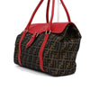 Fendi Canvas Red Leather Seleria Tote Bag and Shoulder Bag 8BR449 159481632 [P]