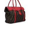 Fendi Canvas Red Leather Seleria Tote Bag and Shoulder Bag 8BR449 159481632 [P]