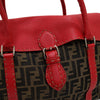 Fendi Canvas Red Leather Seleria Tote Bag and Shoulder Bag 8BR449 159481632 [P]