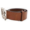 GUCCI Brauner Riemen mit doppelter G-Spange Herren-Gürtel 259982 160966957 [P]