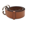GUCCI Brauner Riemen mit doppelter G-Spange Herren-Gürtel 259982 160966957 [P]