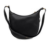 CELINE HELOISE Kleine Schultertasche aus schwarzem, genarbtem Leder 117253FLH 163086899 [P]