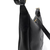 CELINE HELOISE Kleine Schultertasche aus schwarzem, genarbtem Leder 117253FLH 163086899 [P]