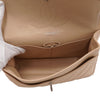 CHANEL Beige Caviar Classic Large (Jumbo) Silver Chain Shoulder Bag A58600 163155390 [P]