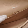 CHANEL Beige Caviar Classic Large (Jumbo) Silver Chain Shoulder Bag A58600 163155390 [P]
