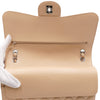 CHANEL Beige Caviar Classic Large (Jumbo) Silver Chain Shoulder Bag A58600 163155390 [P]