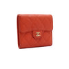 CHANEL Red Caviar Gold CC Small Flap Wallet A82288 162953556 [P]