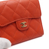 CHANEL Red Caviar Gold CC Small Flap Wallet A82288 162953556 [P]