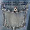 Heron Preston CTNMB Patch Embroidered Oversized Denim Jacket Blue XS 141874789 [P]