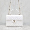CHANEL 24P CC Logo Retro Twist Medium Top Handle Bag AS4711 6479 14962334 [P]
