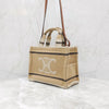 Celine Small Cabas Tie Triomphe Textile Beige 199162EGH 8606 7025898 [P]