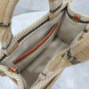 Celine Small Cabas Tie Triomphe Textile Beige 199162EGH 8606 7025898 [P]