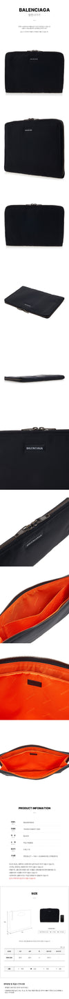 BALENCIAGA Explorers Logo Clutch 704564 2HM3T 1000 76416735 [P]