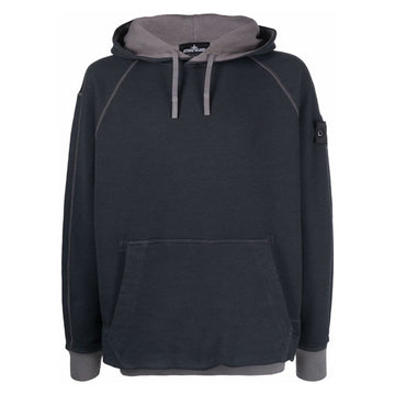 STONE ISLAND ストーン 21FW ワッペンシャドーレイヤードウールフード チャコール 751960110 V2065 29087727