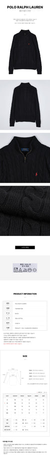 POLO RALPH LAUREN Kabel-Half-Zip-Pullover für Herren 148492629 [P]