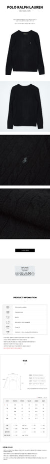 POLO RALPH LAUREN Herbst/Winter 25 Herren Wollmischung Kabelstrickpullover 149508077 [P]