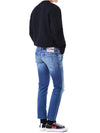 DSQUARED2 フォトレザーパッチディストロイドデニムパンツ 121654769 [P]
