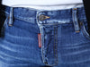 DSQUARED2 フォトレザーパッチディストロイドデニムパンツ 121654769 [P]
