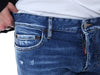 DSQUARED2 フォトレザーパッチディストロイドデニムパンツ 121654769 [P]
