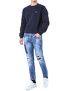 DSQUARED2 イラストパッチマルチディストロイドライトデニムパンツ/71LB1168 S30664 470 121654763 [P]