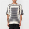 JIL SANDER ロゴパッチストライプメンズ半袖Tシャツ 160627846 [P]