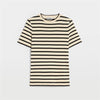 Jil Sander Logo Patch Stripe Women's Short Sleeve T-Shirt 160627851 [P]